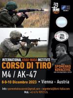 8-9-10 Dicembre 2023  Corso Tiro con M4 e AK-47 - Vienna  Austria