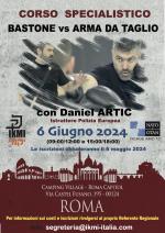 6 Giugno 2024 - Corso Specialistico  Baton vs Armi da Taglio - Roma