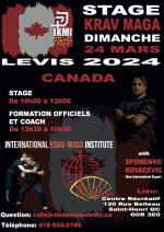 15-24 Marzo 2024  Stage di Krav Maga  Canada - USA
