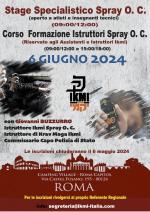 6 Giugno 2024 - Corso Specialistico Spray O. C. - Roma